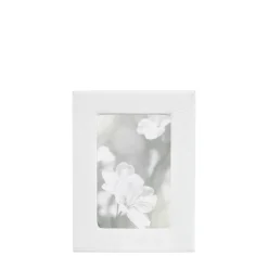 Studio Frame in White Pebble Grain Leather