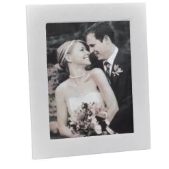 Studio Frame in White Pebble Grain Leather