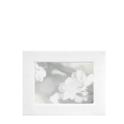 Studio Frame in White Pebble Grain Leather