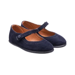 Suede Mary Jane Blue