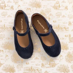Suede Mary Jane Blue