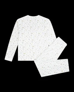 Sugar Plum Fairies Henley Pajama in Pink