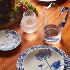 Summer Blues Coupe Salad Plate