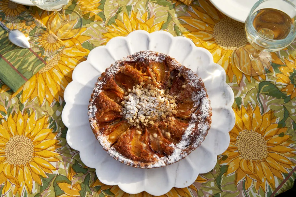 Sunflower Napkins in Yellow & Green, Set of 6