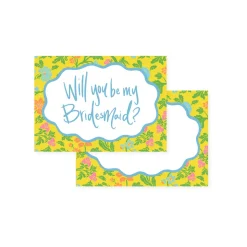 Sunny Chintz Bridesmaid Proposal Card Set