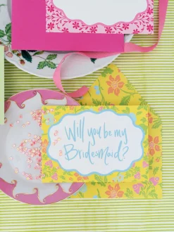 Sunny Chintz Bridesmaid Proposal Card Set