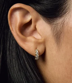 Super Duper Diamond Hoop Earrings