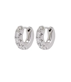 Super Duper Diamond Hoop Earrings