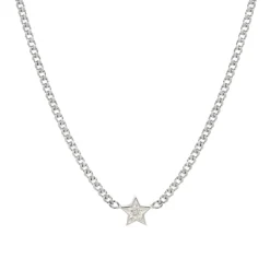 Super Duper Diamond Star Necklace