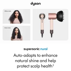 Supersonic Nural Hair Dryer in Ceramic Pink & Rose Gold