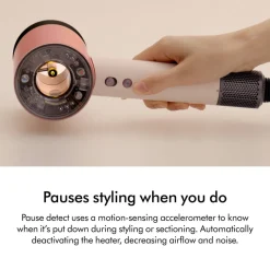 Supersonic Nural Hair Dryer in Ceramic Pink & Rose Gold