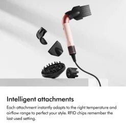 Supersonic R Precision Hair Dryer in Pink & Rose Gold