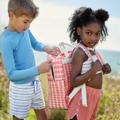 Surfside Blue Seersucker Rashguard