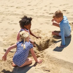 Surfside Blue Seersucker Rashguard