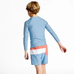 Surfside Blue Seersucker Rashguard