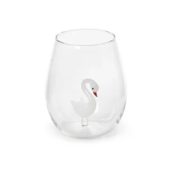 Swan Stemless Wine Glass