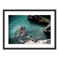 Swimming With Friends Print