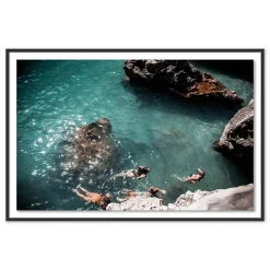 Swimming With Friends Print