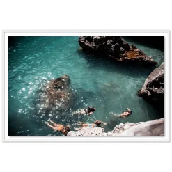 Swimming With Friends Print