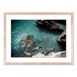 Swimming With Friends Print