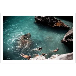 Swimming With Friends Print