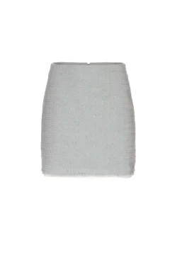 Sydney Skirt in Blue Tweed