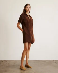 Tabby Dress in Chocolate