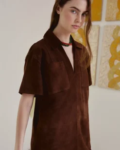 Tabby Dress in Chocolate