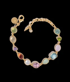 Tabitha Gem Link Bracelet in Multi