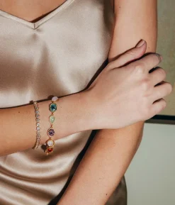 Tabitha Gem Link Bracelet in Multi