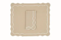 Tableau Linen Napkin and Placemat, Set of 4