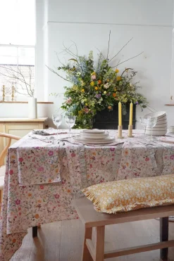 Tablecloth Made With Liberty Fabric in Linen Garden