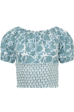 Tahiti Blouse in Blue
