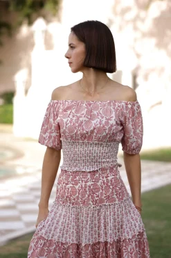 Tahiti Blouse in Pink