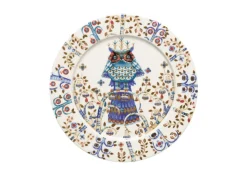 Taika Dinner Plate Flat 10.75" in White