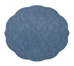 Tailored Placemats in Blue, Set of 4