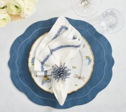 Tailored Placemats in Blue, Set of 4