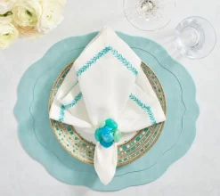 Tailored Placemats in Seafoam, Set of 4