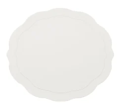 Tailored Placemats in White, Set of 4