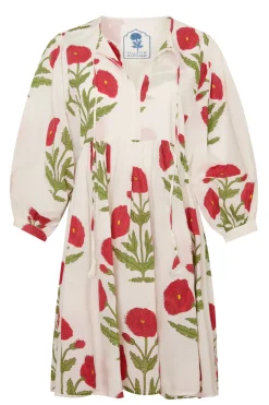 Taj Mini Dress Red Flower