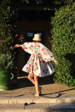 Taj Mini Dress Red Flower