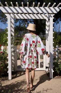 Taj Mini Dress Red Flower