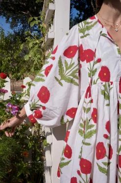 Taj Mini Dress Red Flower