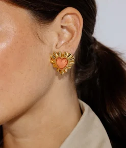Tallen Heart Earrings