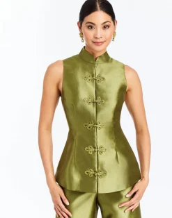 Tamara Top in Olive Green