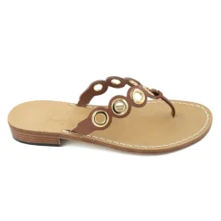 Tara Leather Thong Sandal