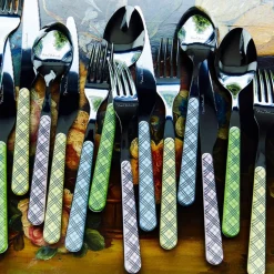 Tartan Cutlery Mixed Set