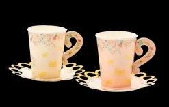 Tea Party Cups & Saucers Set