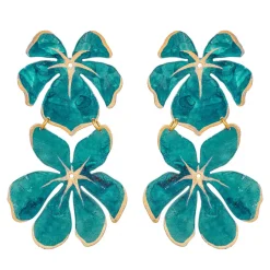 Teal Tahiti Earrings