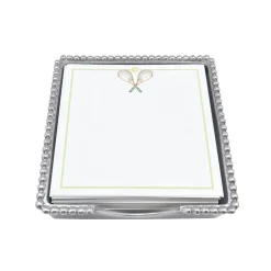 Tennis Beaded Note Pad Set